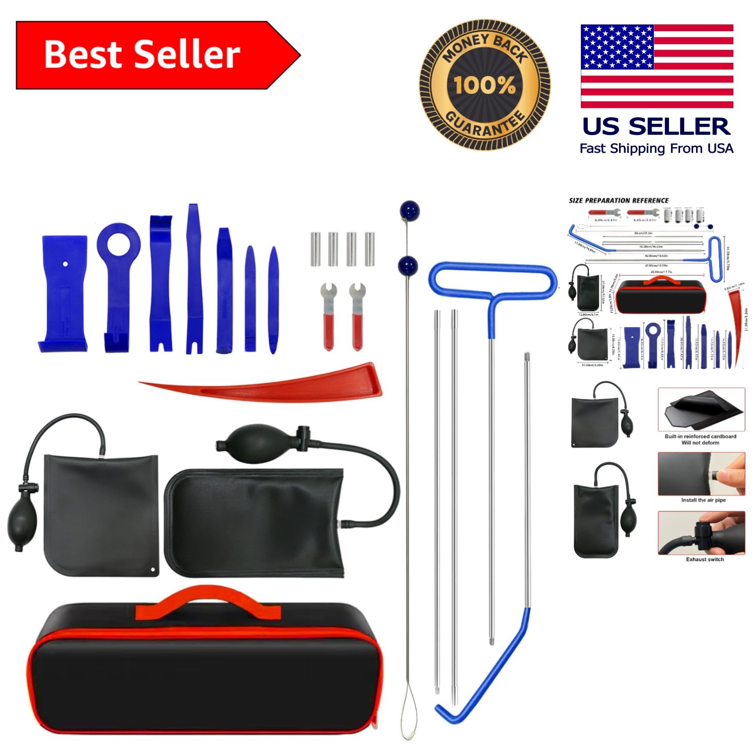 Heavy-Duty 22-Piece Auto Repair Tool Kit – Versatile Tools for Daily Maintenance
