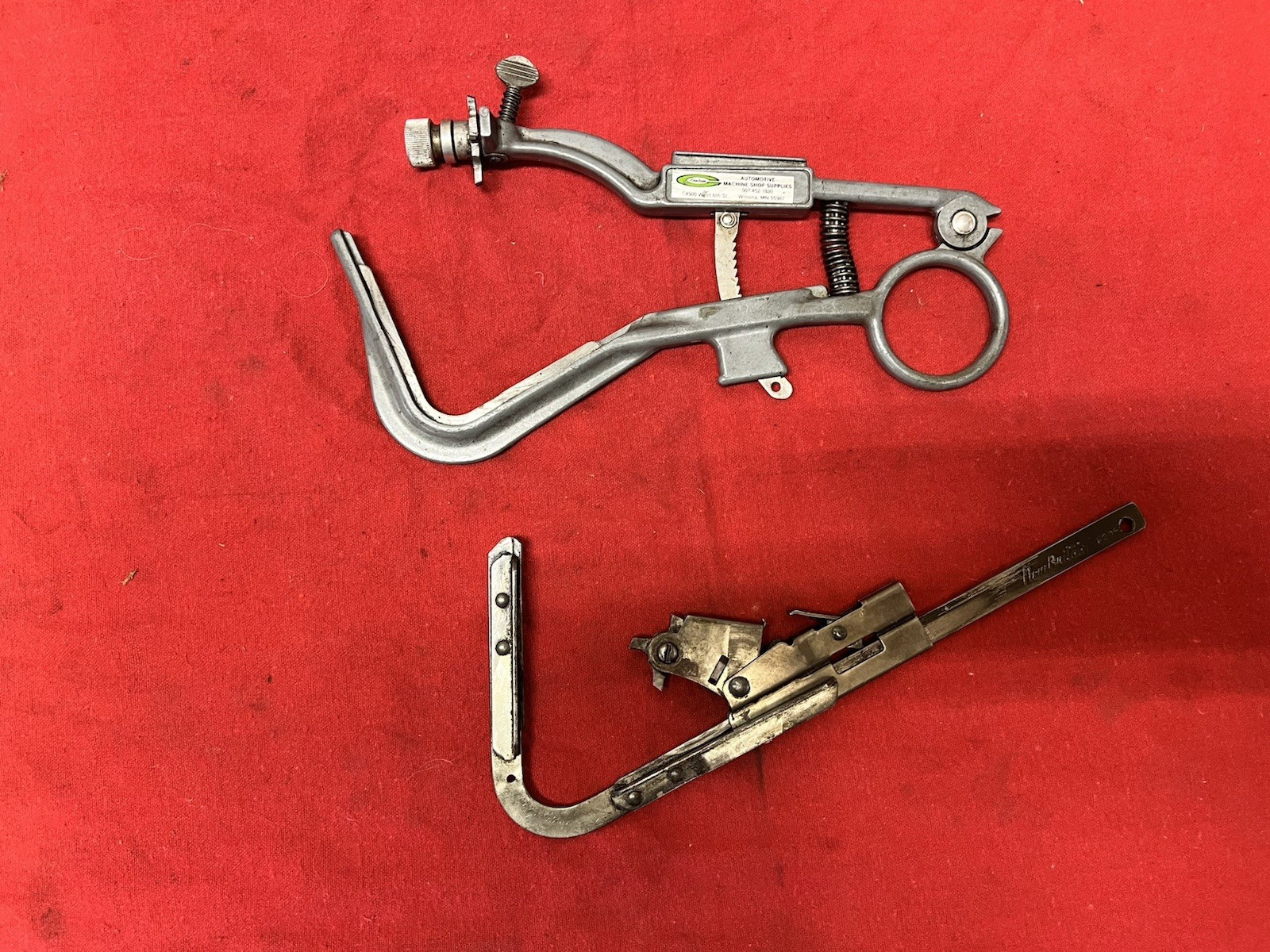 PAIR PISTON RING GROOVE CLEANING TOOLS GOODSON and NEW BRITON