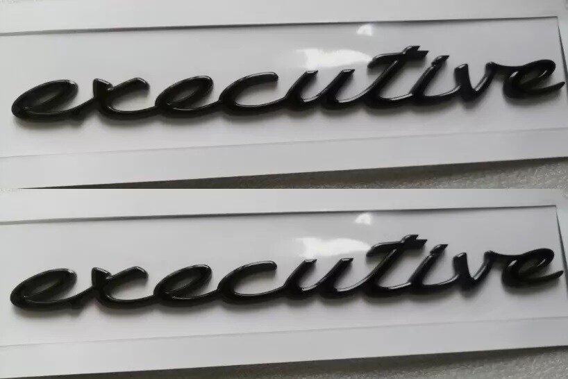 2pcs Letter For Executive Badge Emblem Logo Car Fender Side Replace Sticker