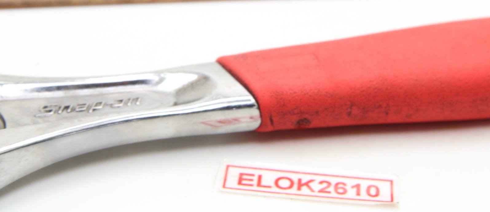 Snap-on Tools FADH12A 12″ Flank Drive Plus Adjustable Wrench Red Soft Handle