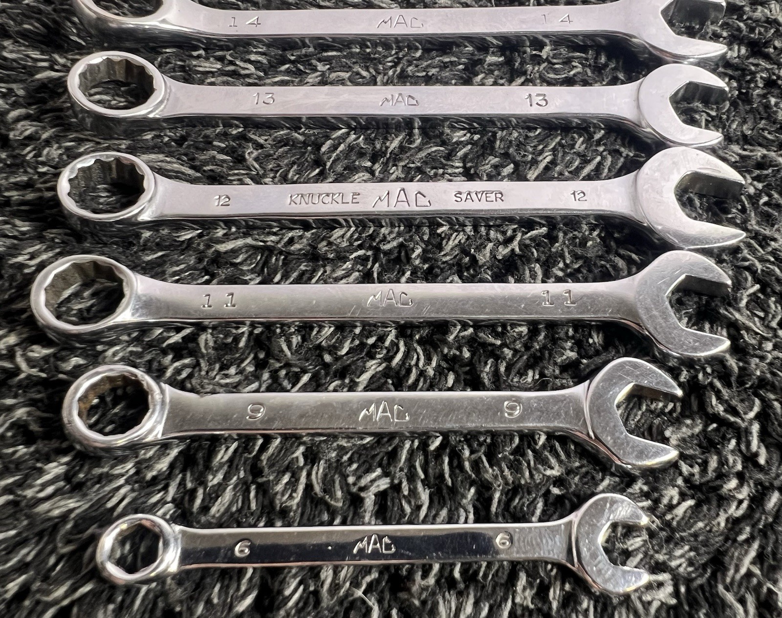 MAC Tools 11pc 6mm + 9mm + 11mm – 19mm Metric 12pt Combo Wrench Set