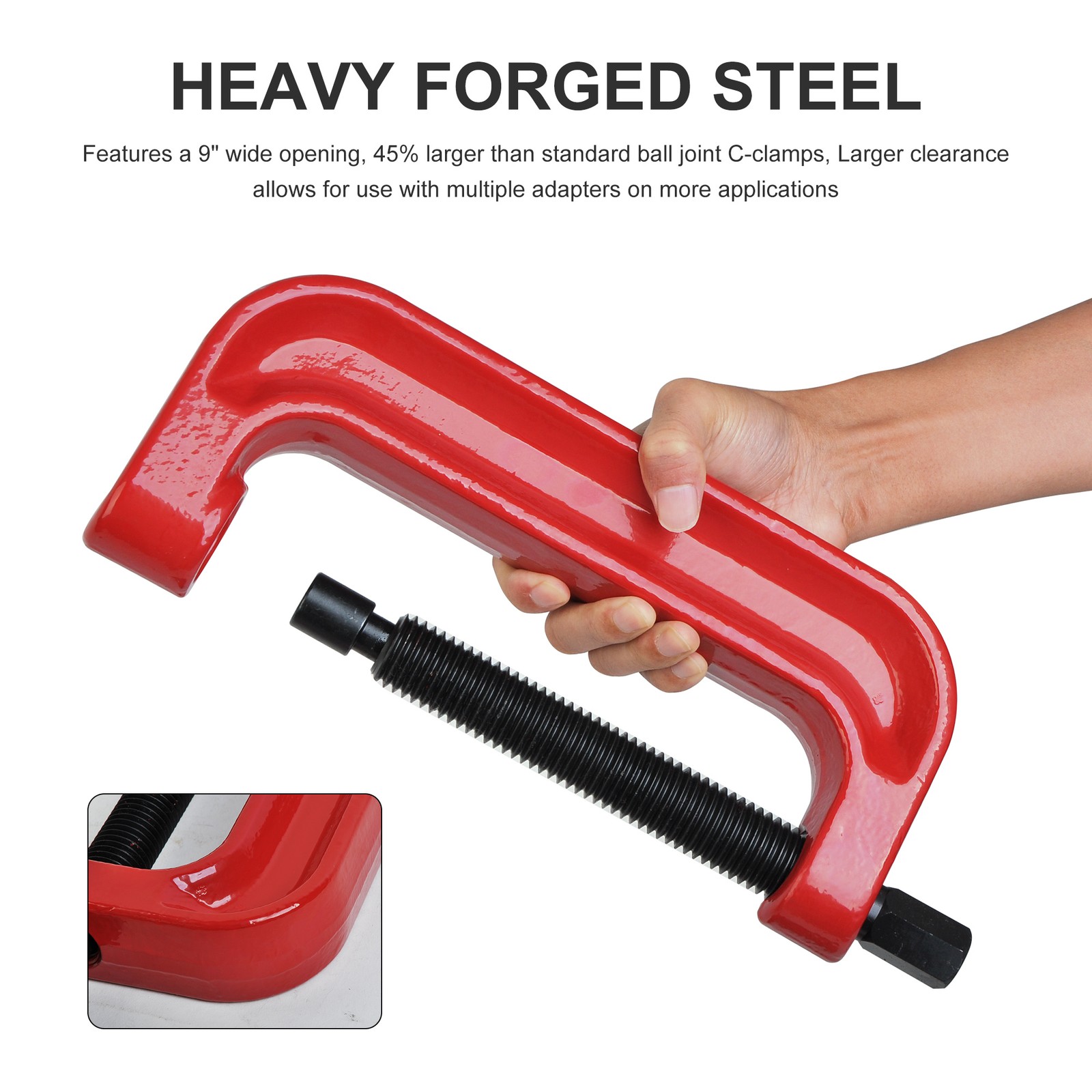 Large Ball Joint Press /Removal Tool, C # Frame For Toyota Chevrolet Dodge Ford