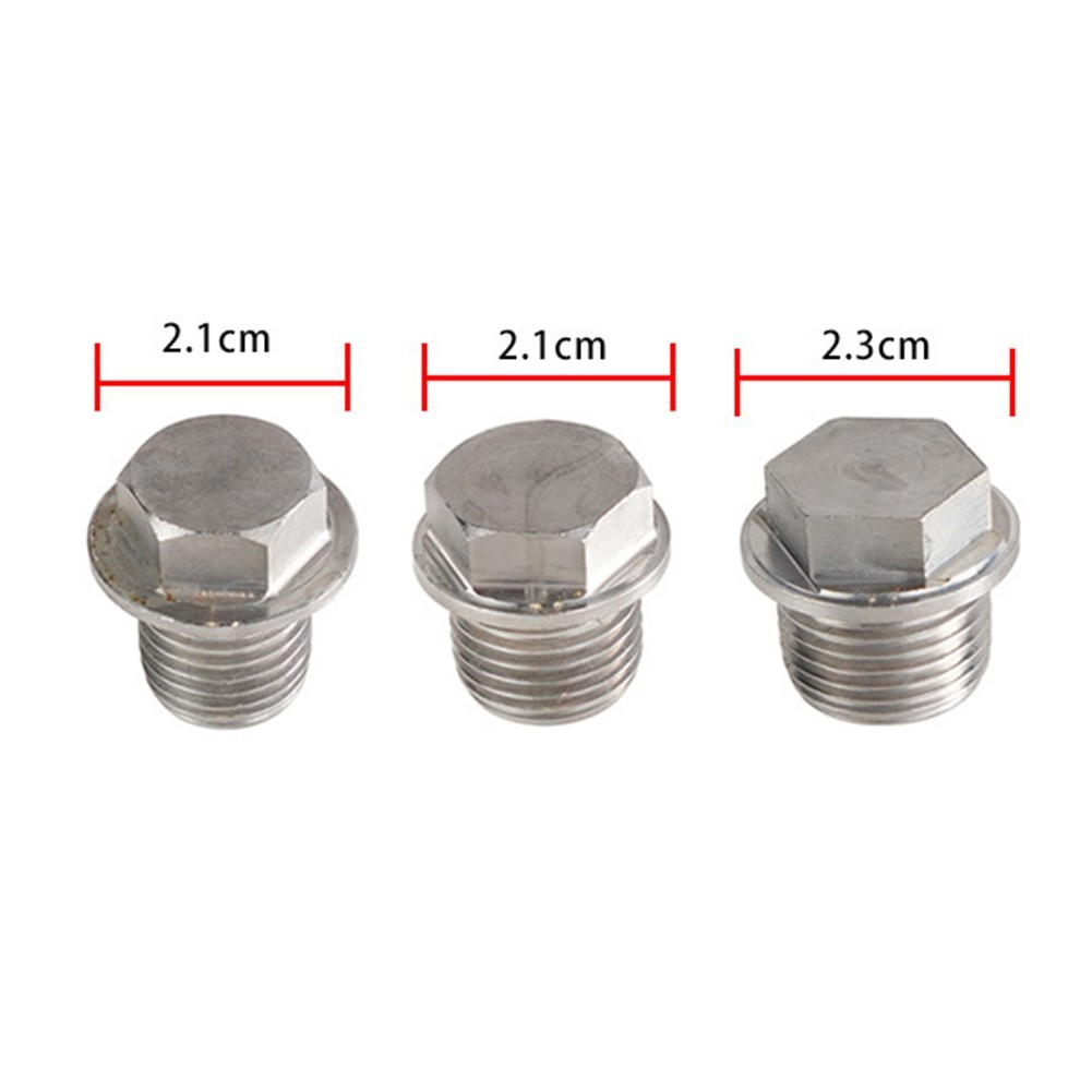 Stainless Steel Magnetic Oil Shell Screws for Car RV Boat Motorcycle Use