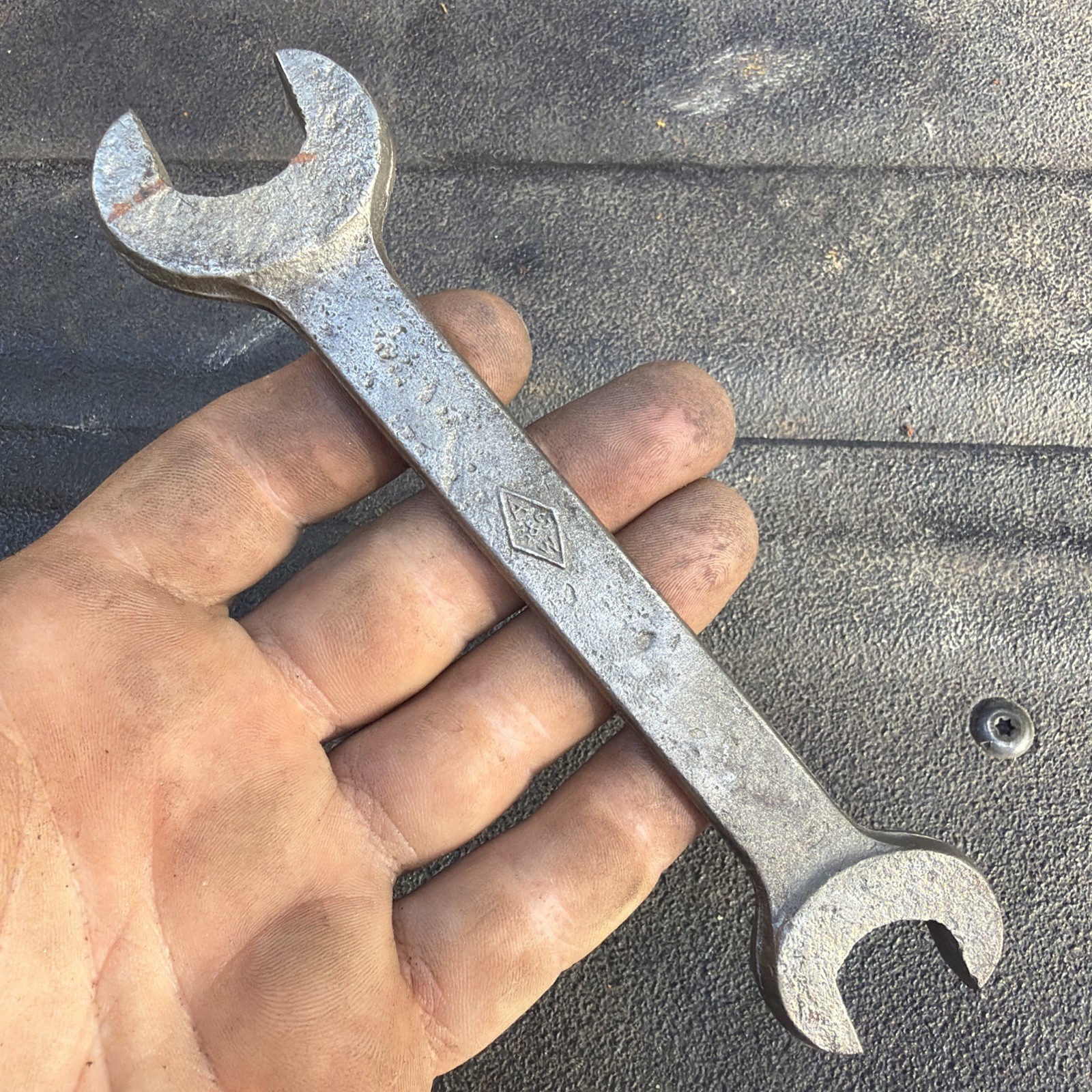 Austin Spanner Wrench Tool Vintage Classic Car Auto Engineer 5/16 3/8 Roll Kit