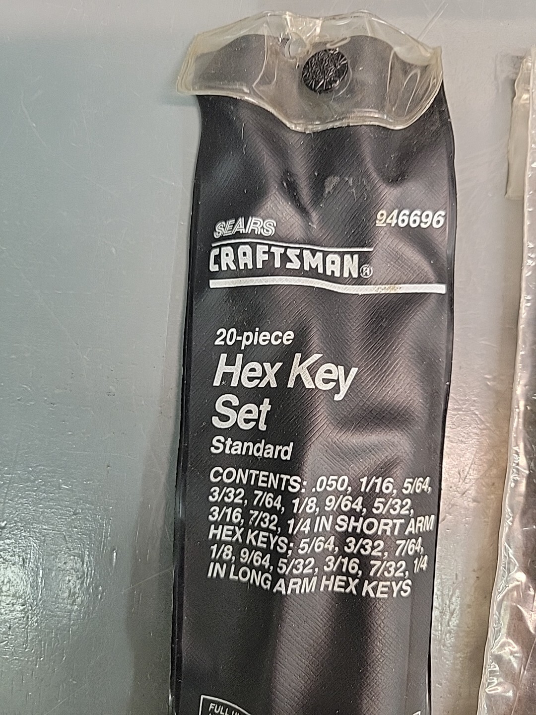 40 pc Craftsman 46677 Metric 46696 SAE Set Screw Hex Key Allen Wrench USA