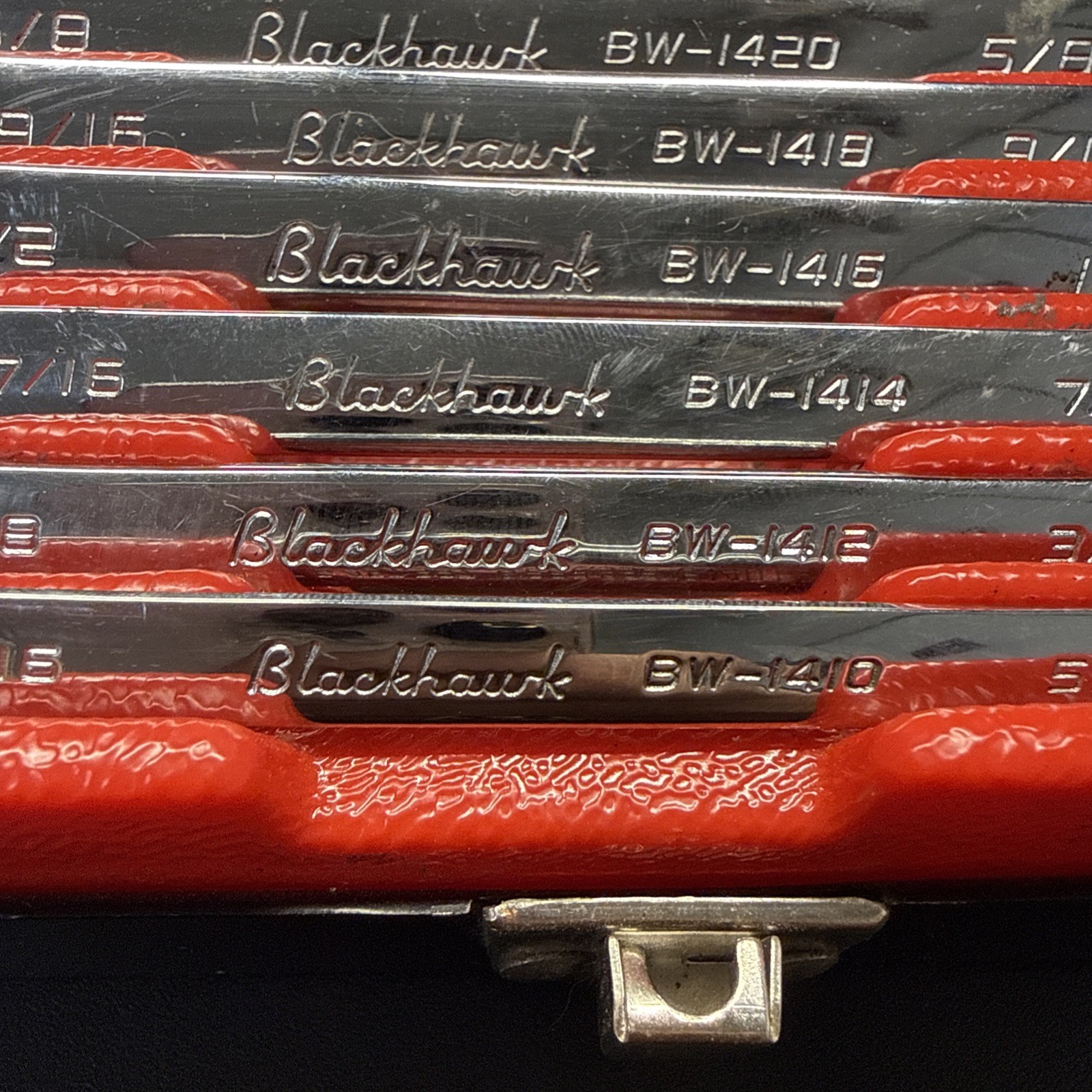 Blackhawk by Proto BW-1400 8pc SAE reversible ratcheting combination wrenches