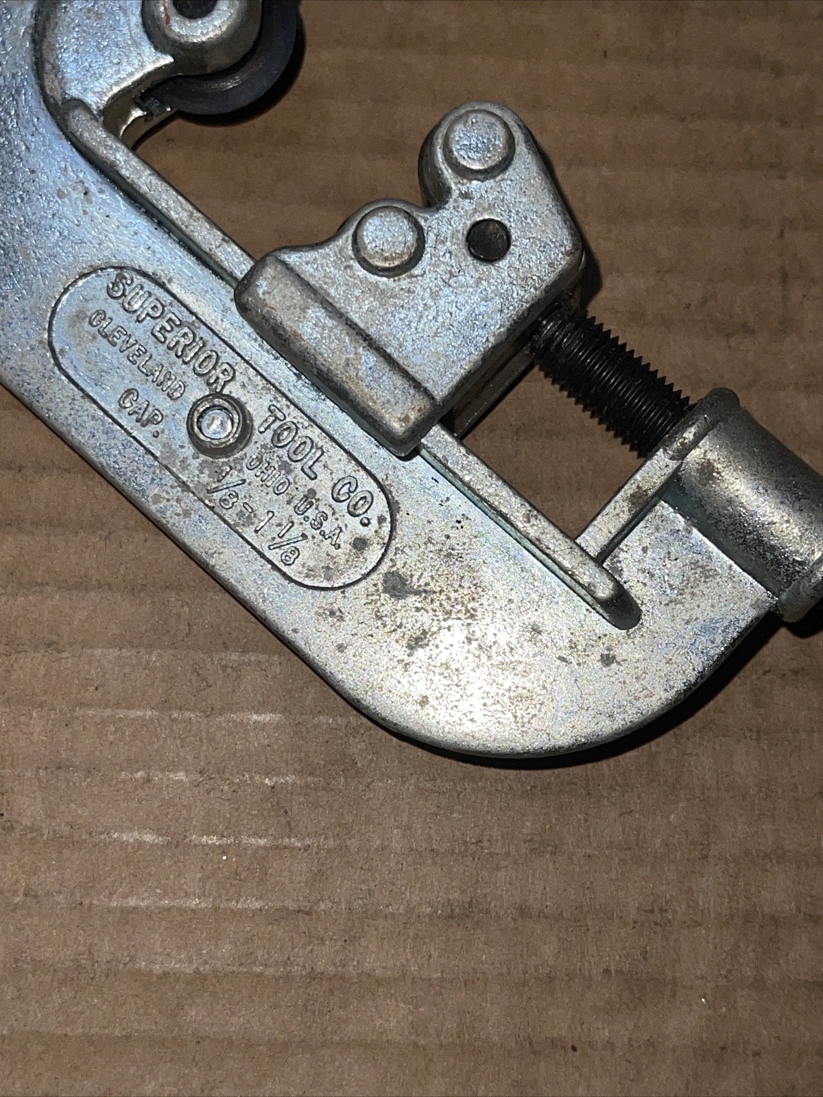 Vintage Superior USA 1/8 In – 1-1/8 In Capacity Pipe Tube Cutter No 350