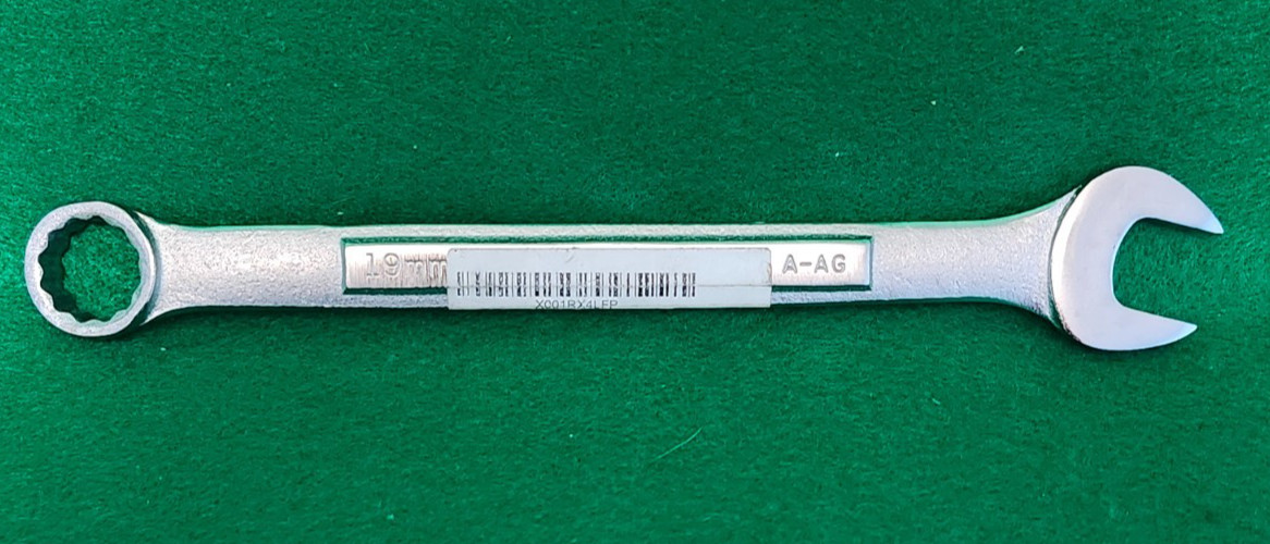 NOS 19 MM Craftsman Metric Combination Wrench 12 Pt 42921 Stickered