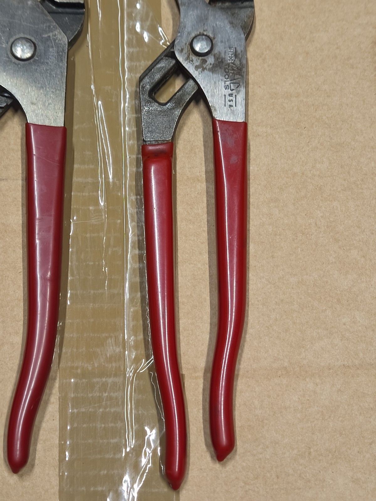 Lot of 2 MAC Tools USA Pliers Water Pliers Gripping M420G M410G