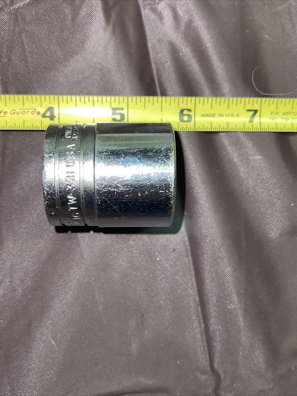 Snap-on Tools USA TW-341 1-1/16 in SAE 1/2” Drive 6 point Vintage socket