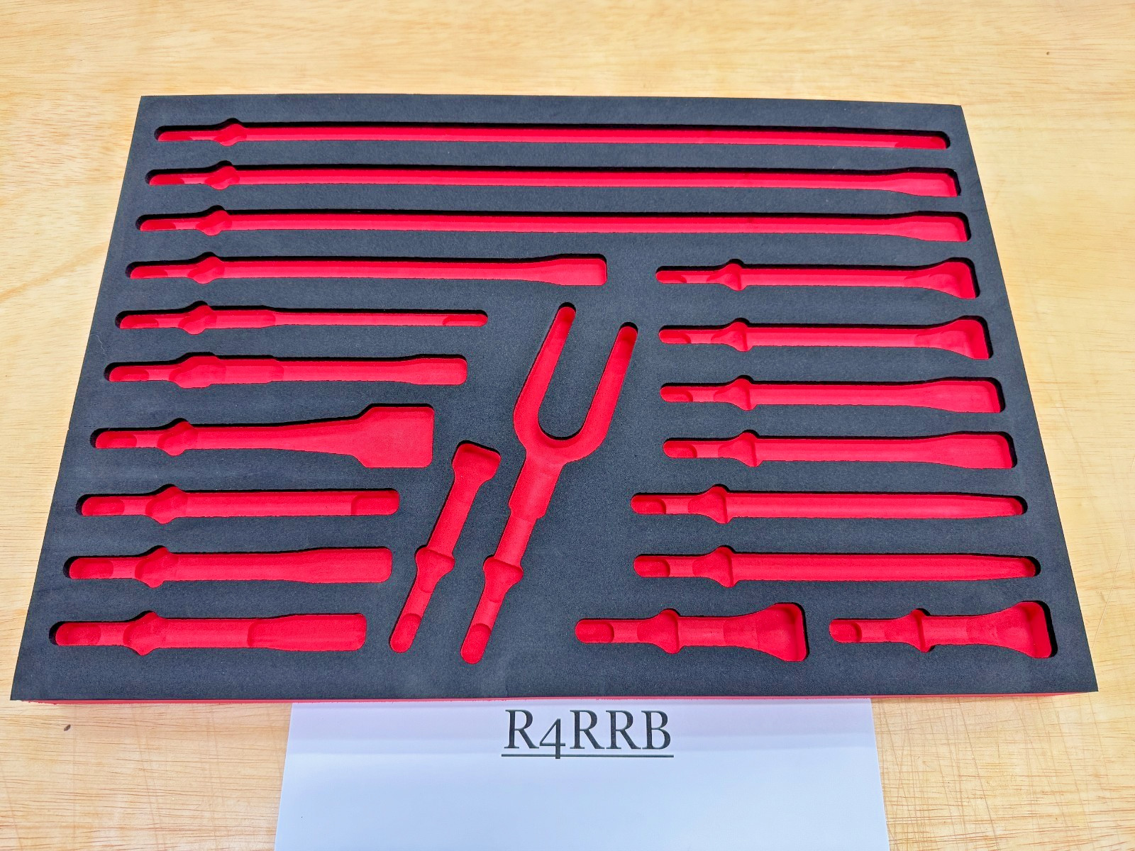 Snap-On Tools NEW RED Foam Organizer Tray ONLY For PHG1020BKFR Air Hammer Bits