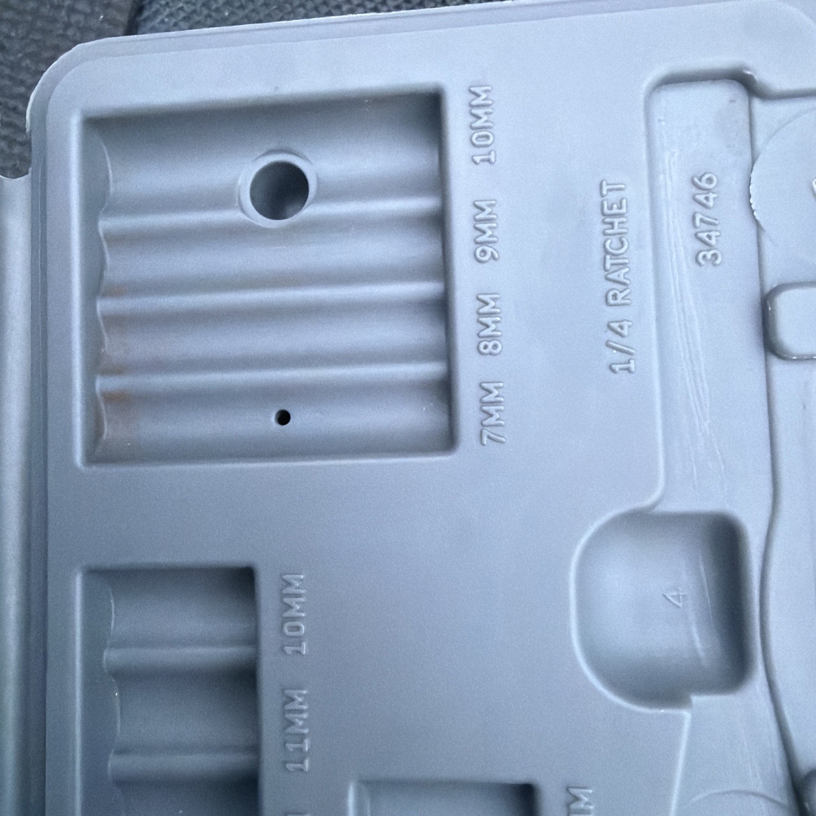 Sears Craftsman NOS Metric 1/4” Drive 6 Point Socket Set CASE ONLY 34746