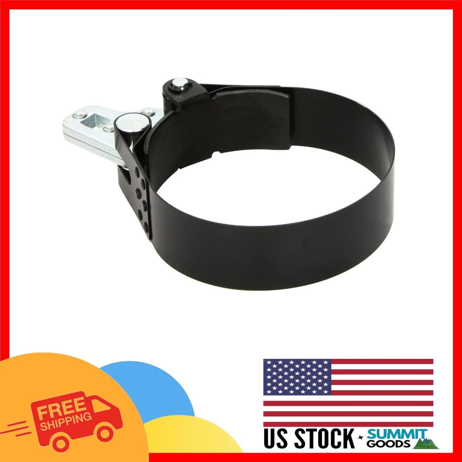 Professional 4-1/2″ to 5-1/4″ Oil Filter Wrench – Heavy-Duty Alloy Steel Tool