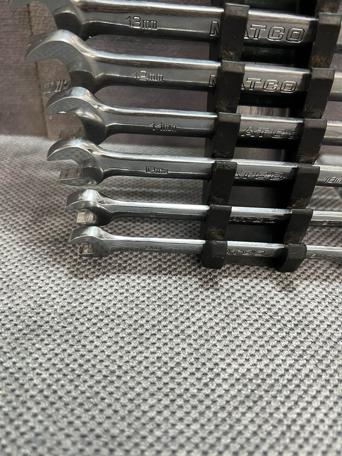 Matco Tools S7GRCM12 Ratcheting Wrench Set Metric 12 Pc