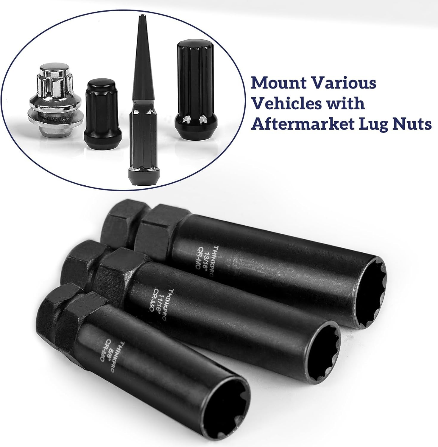 Professional Grade Spline Lug Nut Removal Tool Set – For Cars, Trucks, and More