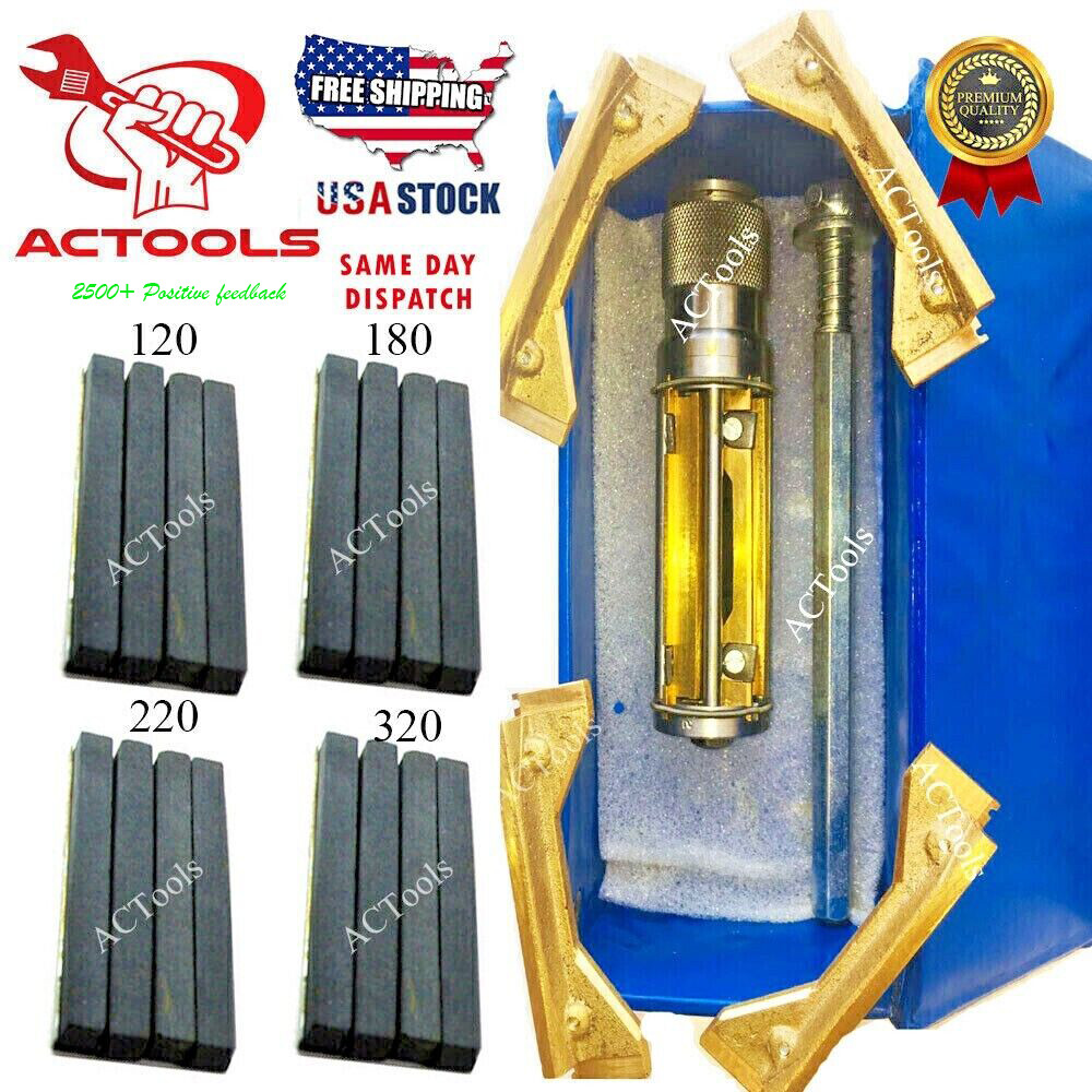 Cylinder Engine Hone Kit + 4 Set Honing Stones All Sizes Available ACTOOLS