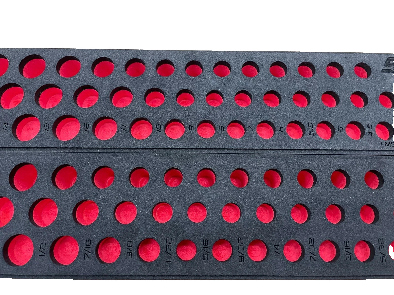 Snap-on Tools 2pc FOAM ORGANIZER TRAY for 1/4″ Drive METRIC SAE Sockets Sets