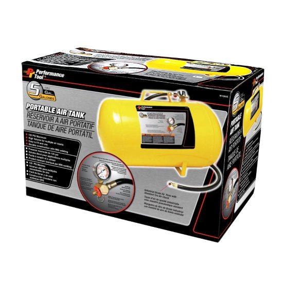 Wilmar Performance Tool W10005 5 Gallon Portable Air Tank