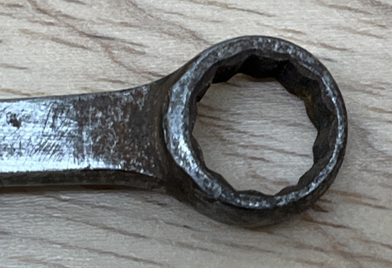 VTG Plvmb Plomb Plumb 3/8″ Combination Wrench 12 Point #1212 USA