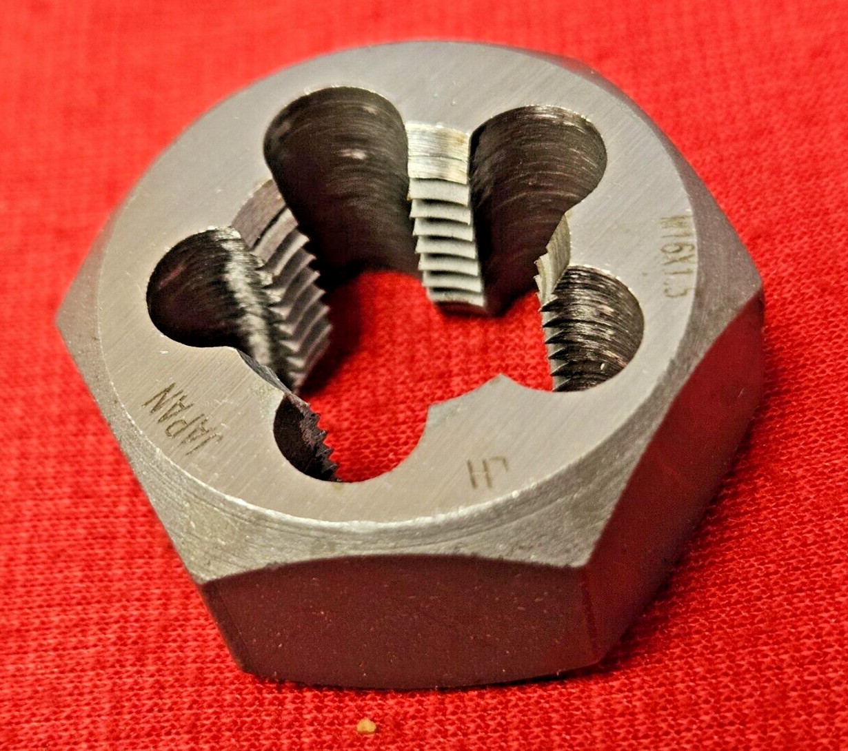 M16 X 1.5 16MM LEFT HAND x 1.3″ Hex Rethread Die Alfa MHD70770L CS LH Metric