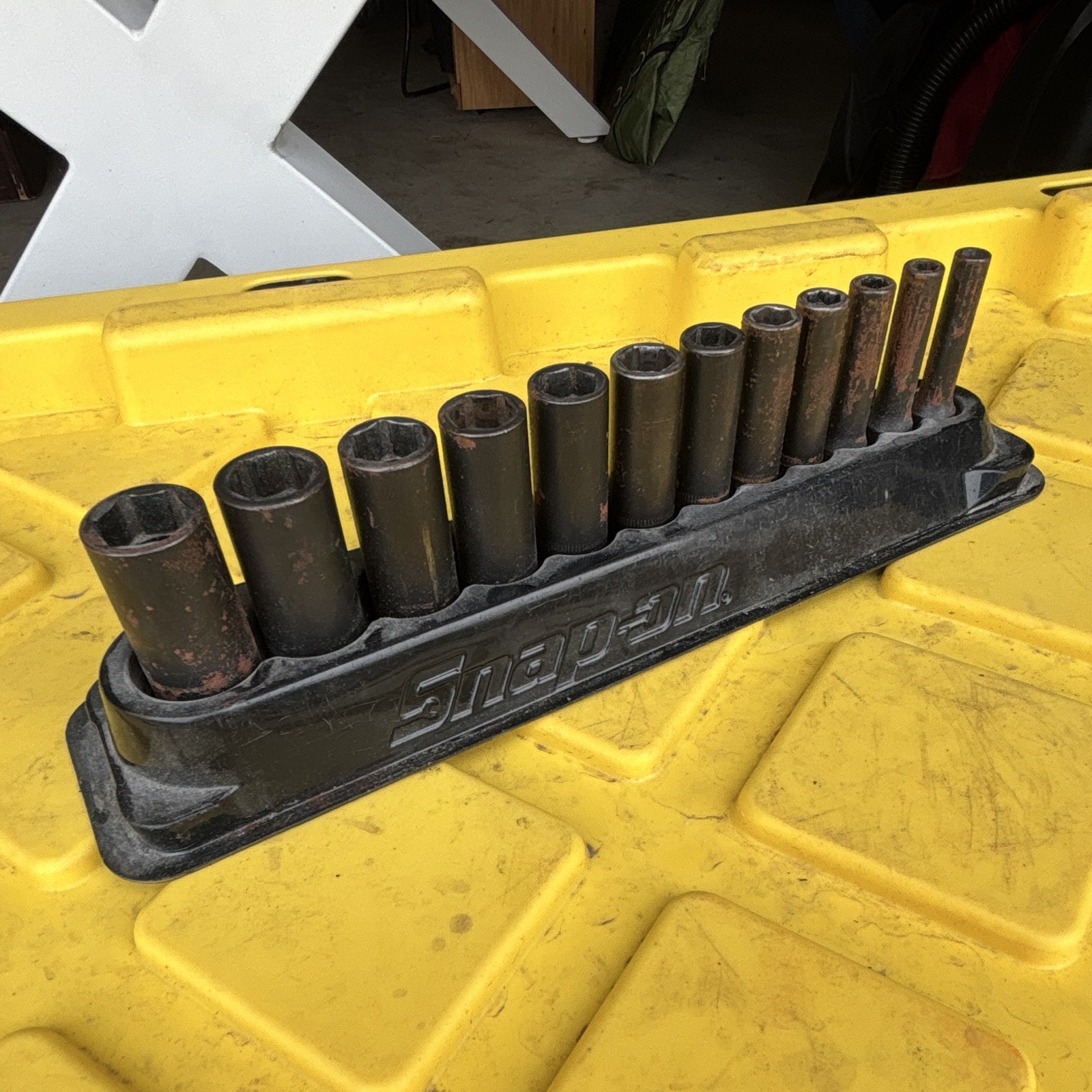 Snapon Deep Drive Impact Socket Set Metric with magnetic tray