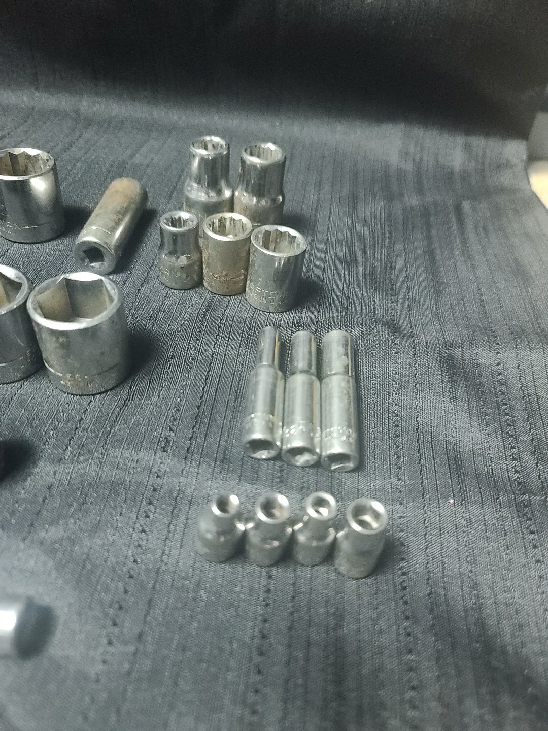 Craftsman Assorted Bundle/ Lot Sockets Mult Dr Sizes Series -EE- Vintage
