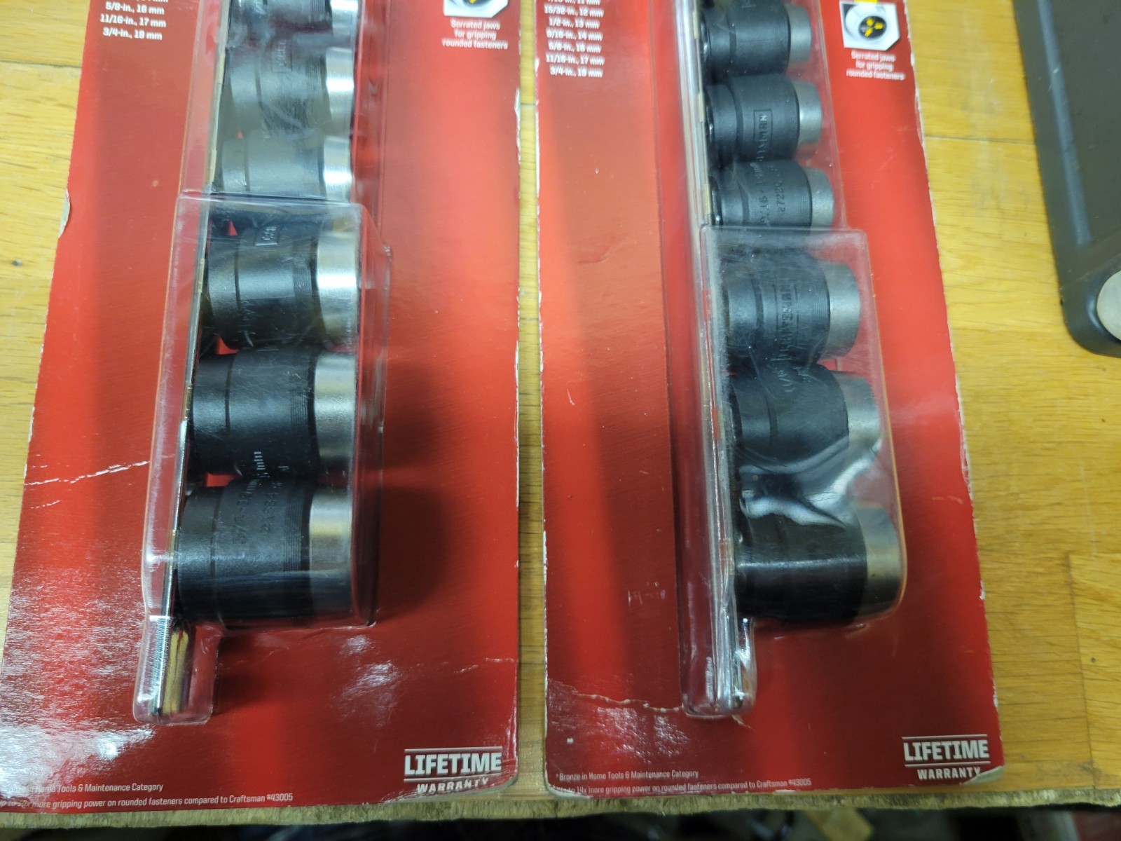 Sears Craftsman Extreme Grip 8pc Socket Set 47260 NOS SAE & Metric Sizes, 2 SETS