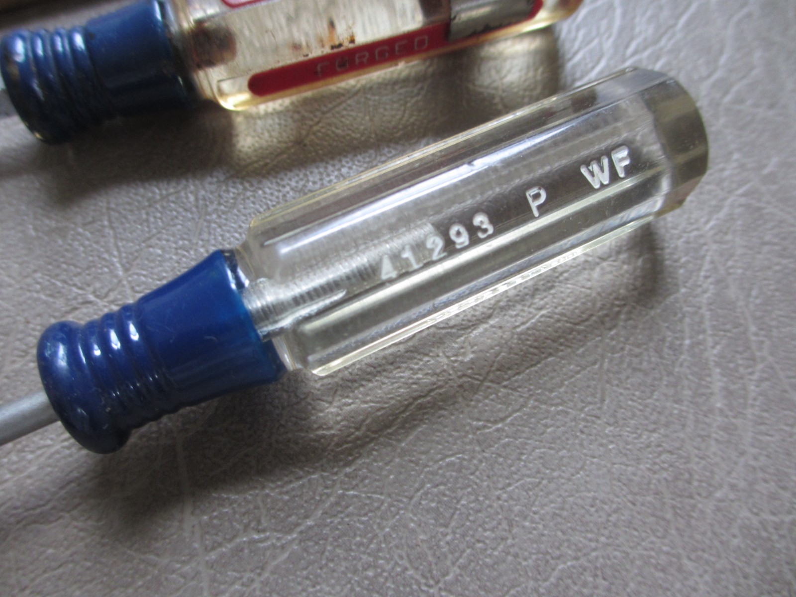 Craftsman Vintage Clear Mini Screwdriver Pair 41293, 41542 Philips, and Straight