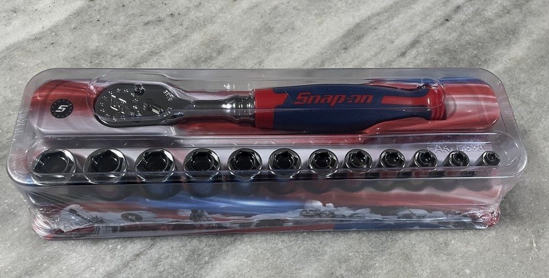 NEW Snap-On 250th America Anniversary 3/8 Stars Ratchet & Metric Sockets 8-19mm