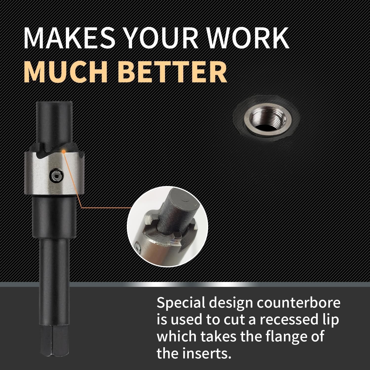 M11X2.0 Metric Thread Repair Kit with Insert HSS Drill, Tap, Installation Driver