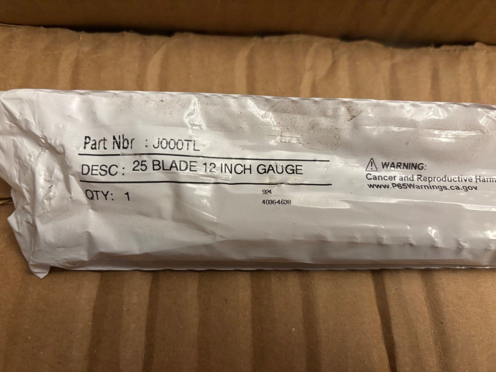Proto J000TL 1/2″ x 12″ 25 blade .0015″-.040″ long feeler gauge set