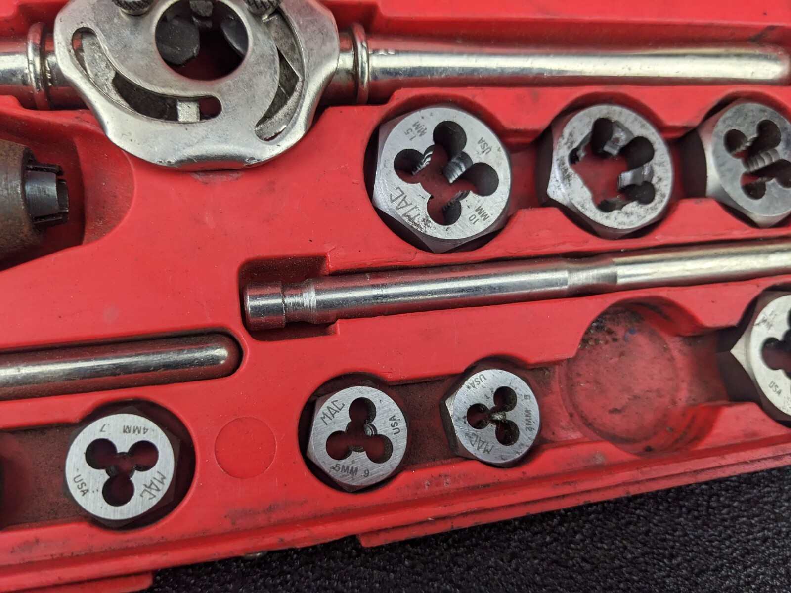 #bi973 Mac Tools 8017TS Metric Tap & Die Set