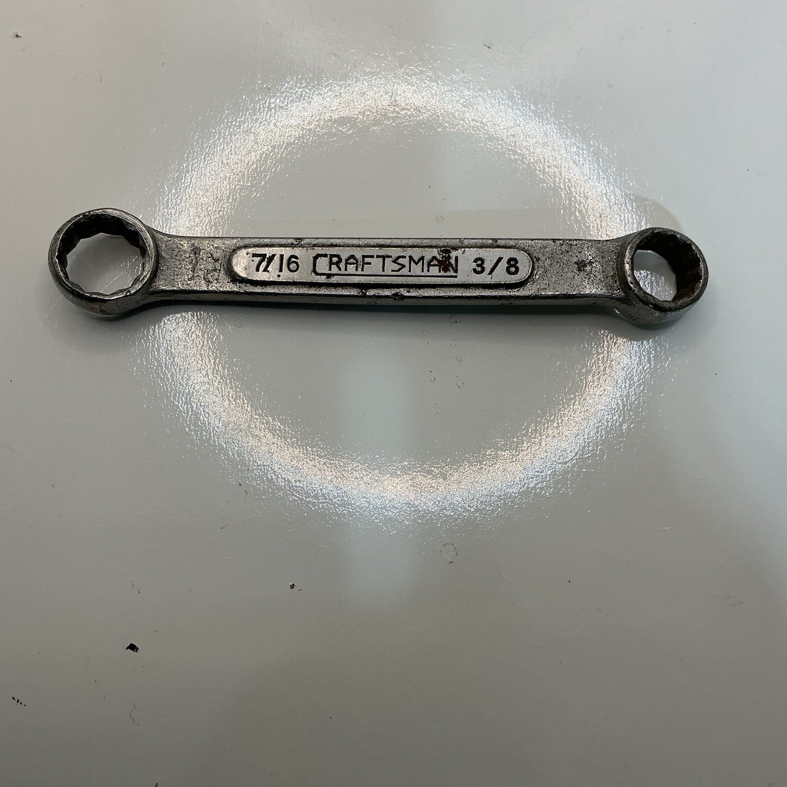 Craftsman Vanadium 3/8” x 7/16” Double Box End Wrench 12 Point SAE USA