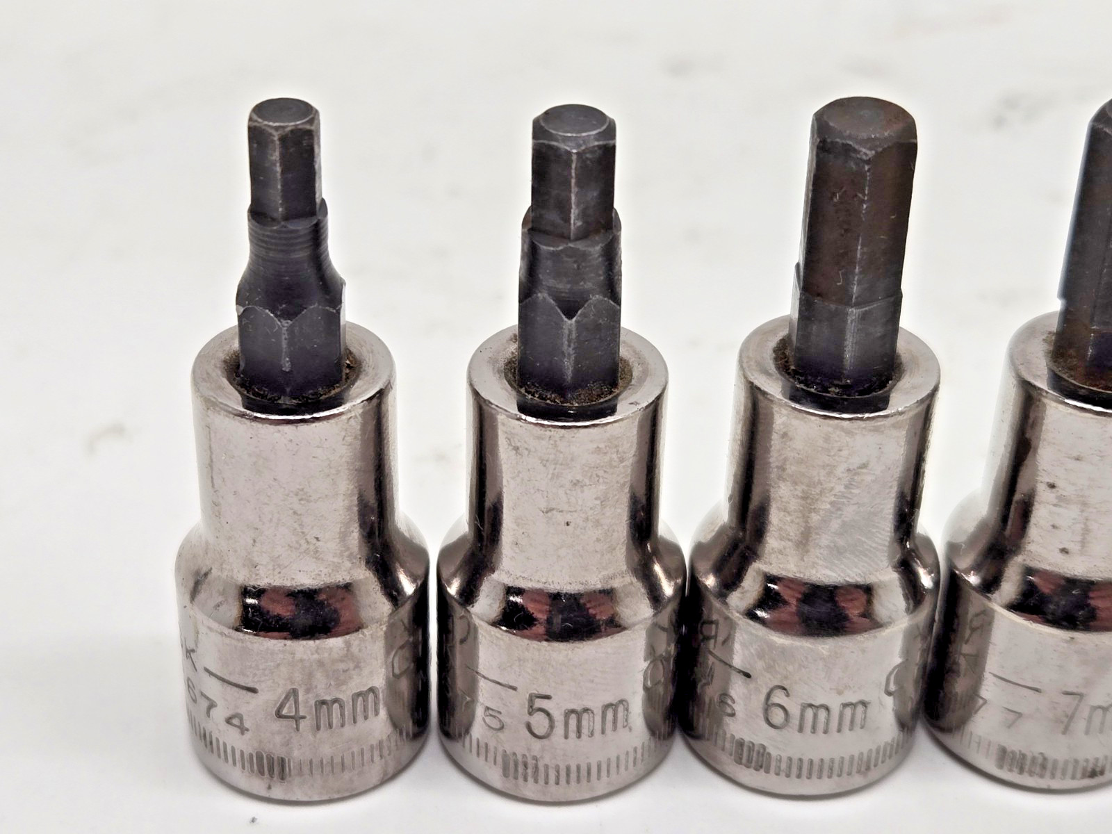 Craftsman USA 3/8” Drive Metric & SAE Hex Bit Allen Key Socket Assortment