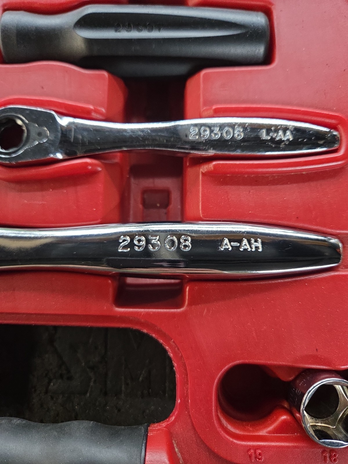 Sears CRAFTSMAN 51 Piece Max Axess Pass Thru Tool Set 29309 Missing 19mm, 1/2