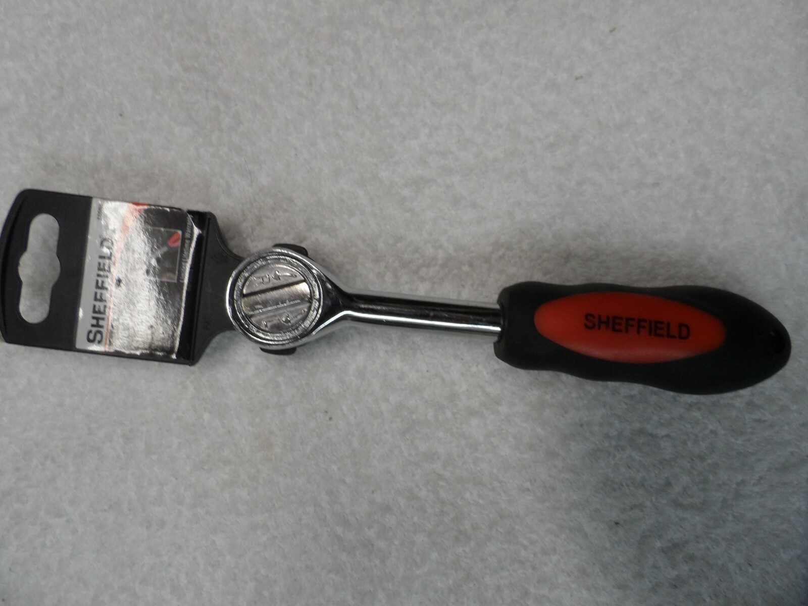 Sheffield 3/8″ Drive Stubby Ratchet Driver – Part # 60008