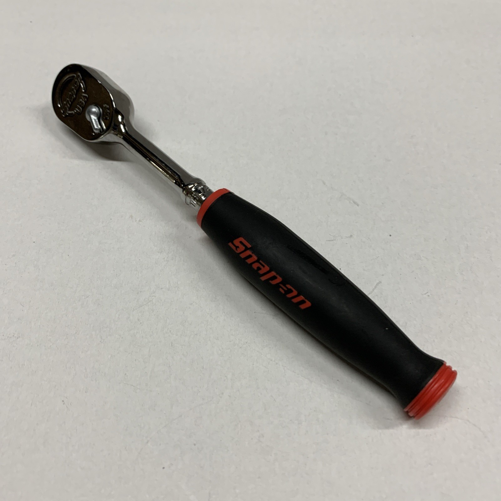 Snap On Tools USA THL72A 1/4″ Drive RED Soft Grip Long Handle Ratchet NEW