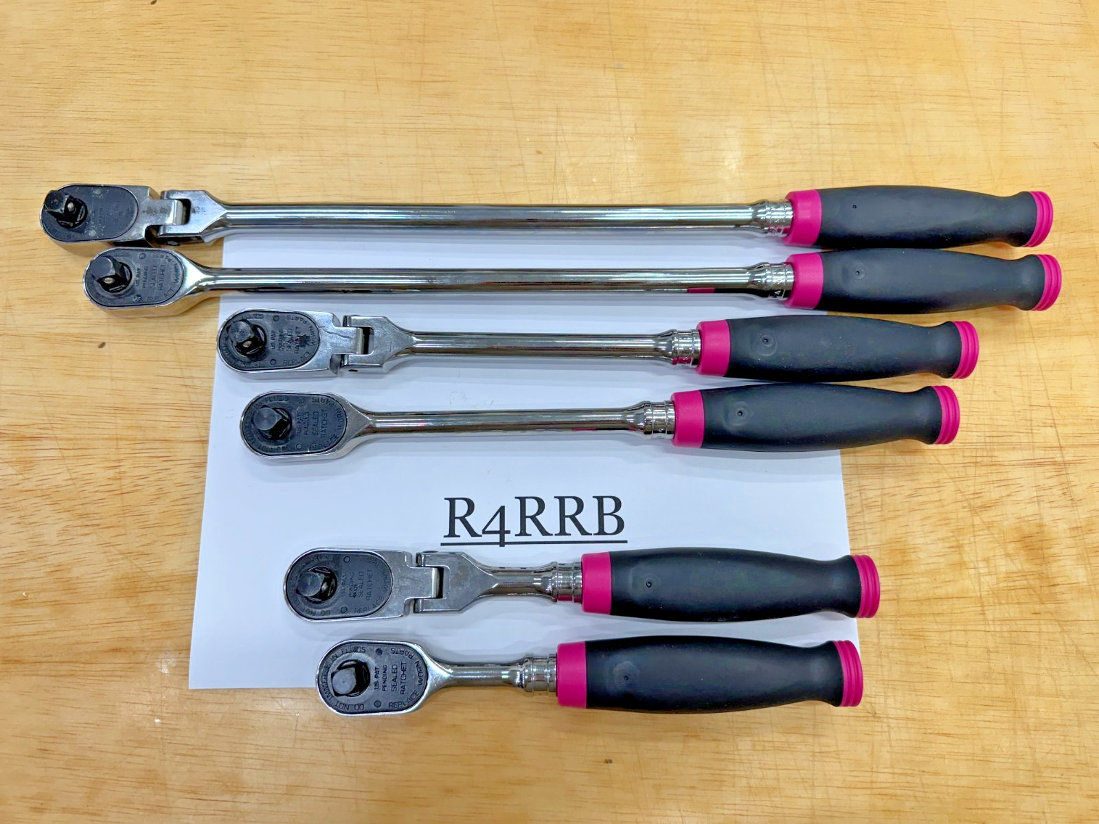 Snap-on Tools USA NEW PINK 6pc 3/8″ Drive 100 Tooth Cynergy Ratchet Master Set