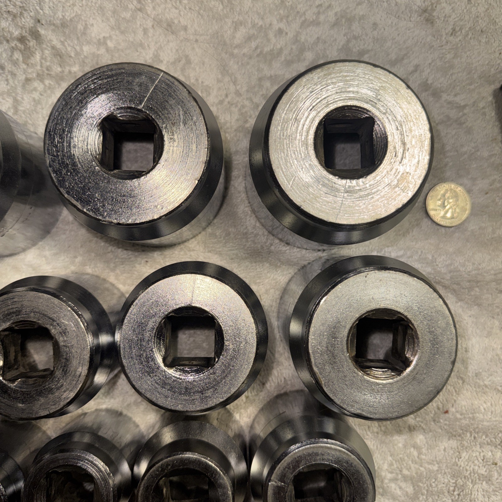 LARGE Craftsman 3/8 Drive Std Socket Lot Point 12 Pieces 1 5/16” – 2 3/8” CLEAN