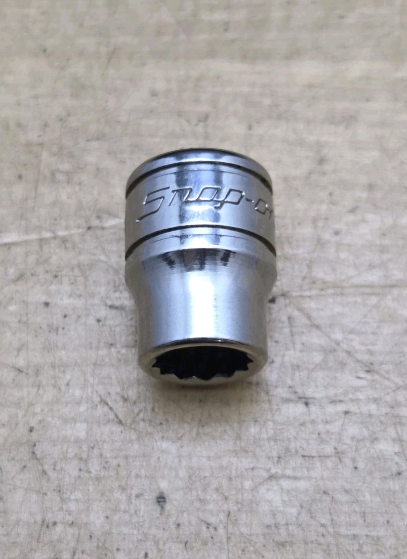 New Snap On F121 – 3/8″ Drive 3/8″ Shallow 12Pt Chrome Socket