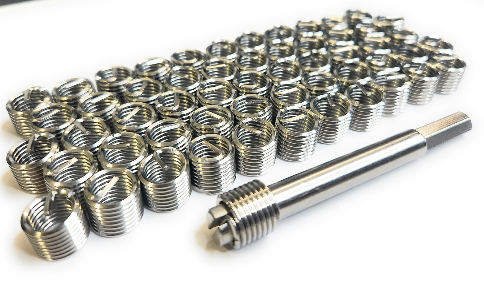 10×1.5 Helicoil Kit Metric SS304 (50pc), Thread Repair KIT, Helicoil Inserts Kit