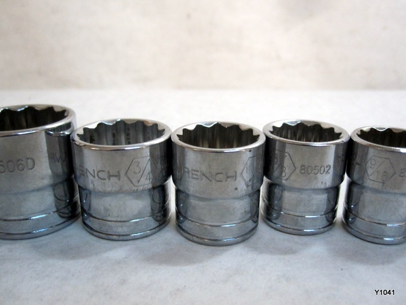 10 pc GEARWRENCH 805 12 point see description