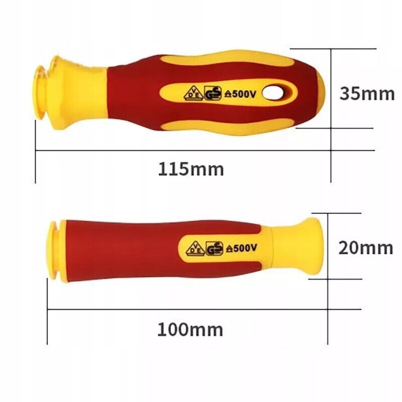 500V Insulated Electrician Screwdriver Set 10 PC All-in-One Magnetic Tip