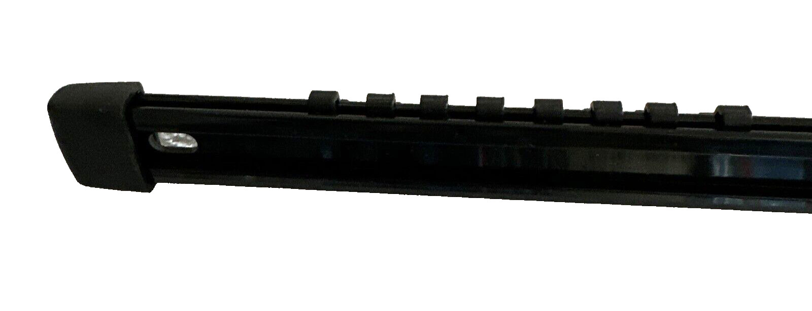 Unbranded Socket Holder Rail 16 1/4″ Clips Black Plastic Mountable