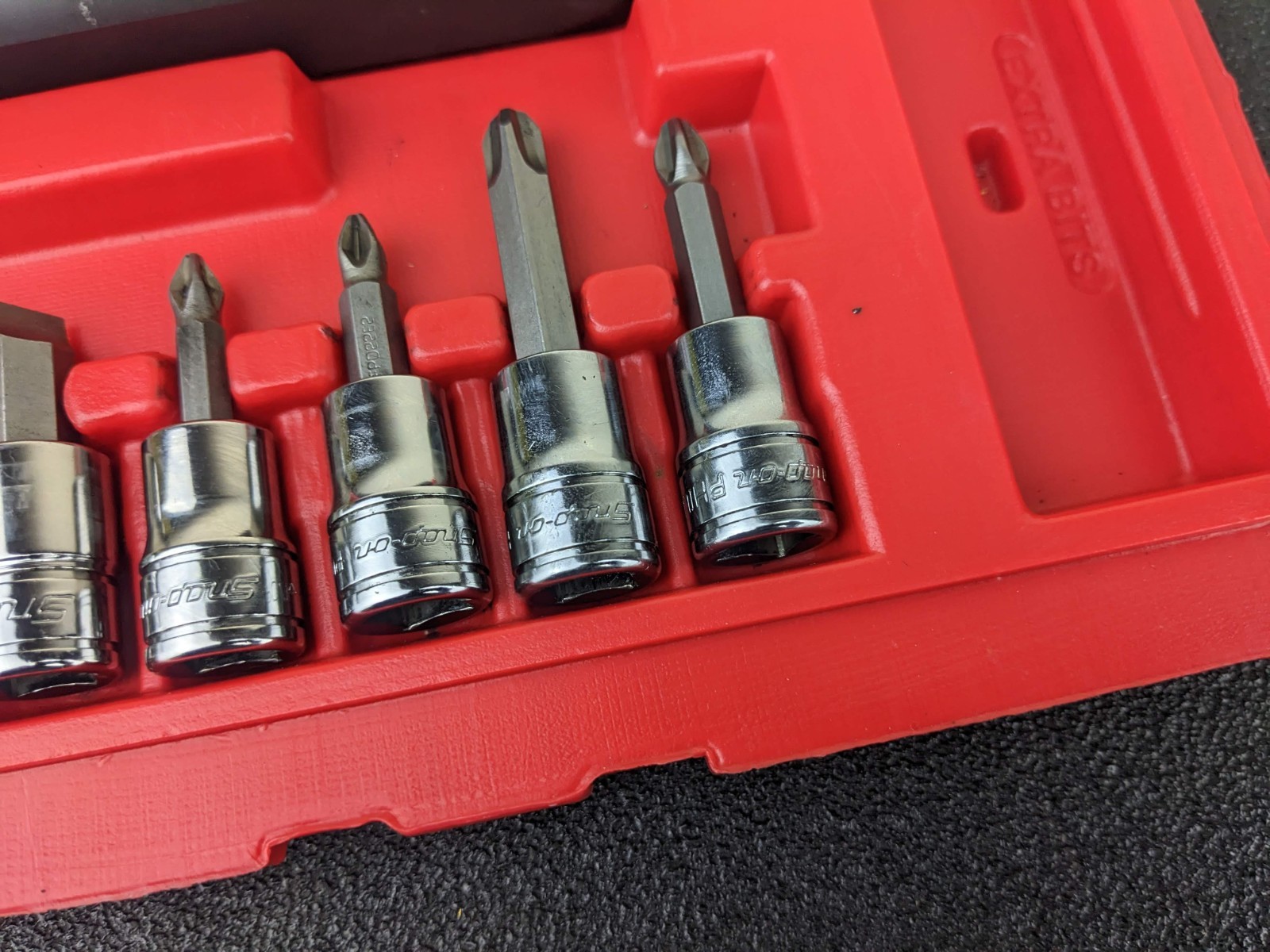 #bo117 Snap On Tools PIT208 EPIT208 3/8” Impact Driver Set 8 pcs with Case