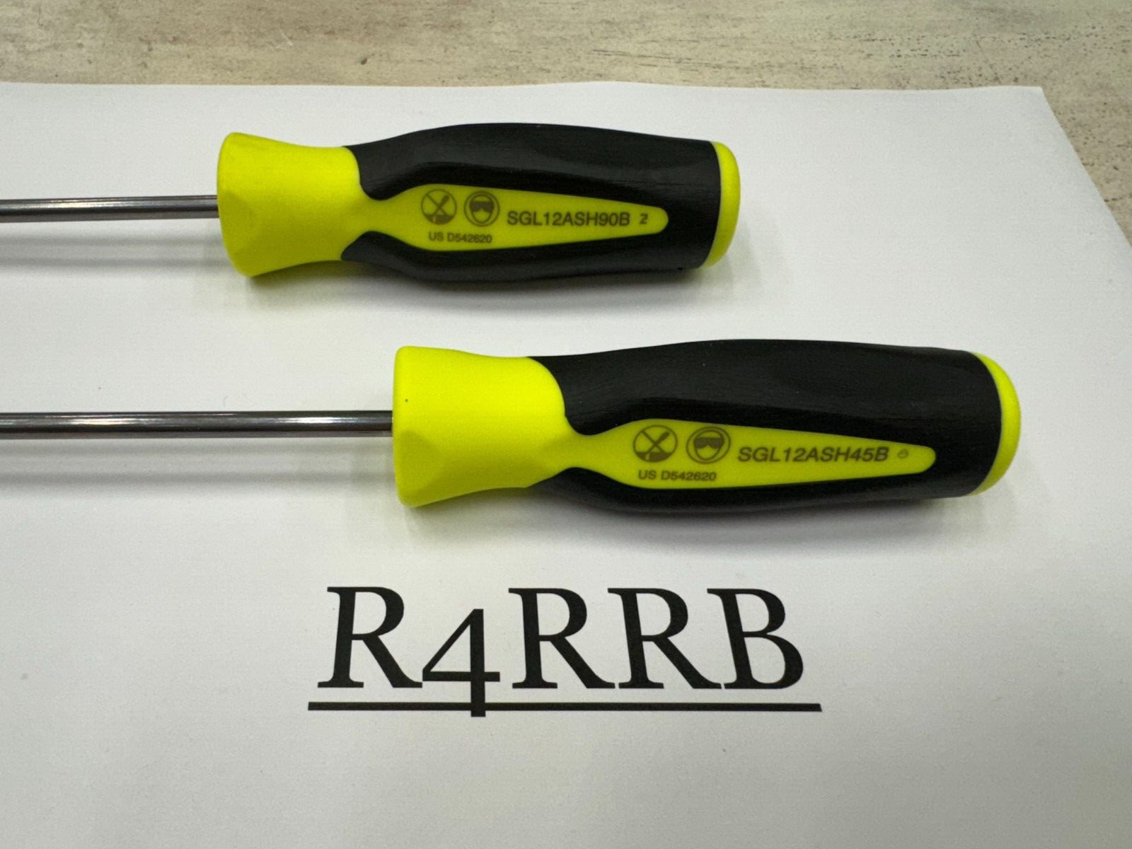Snap-on Tools USA NEW 2 Piece HI-VIZ Soft Grip Xtra Long Heavy Duty Pick Lot Set