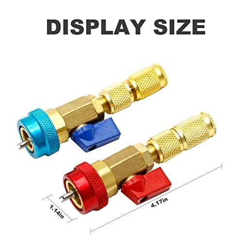 R134A Valve Core Remover Installer Tool Kit – 2 Pack for AC Refrigerant Systems