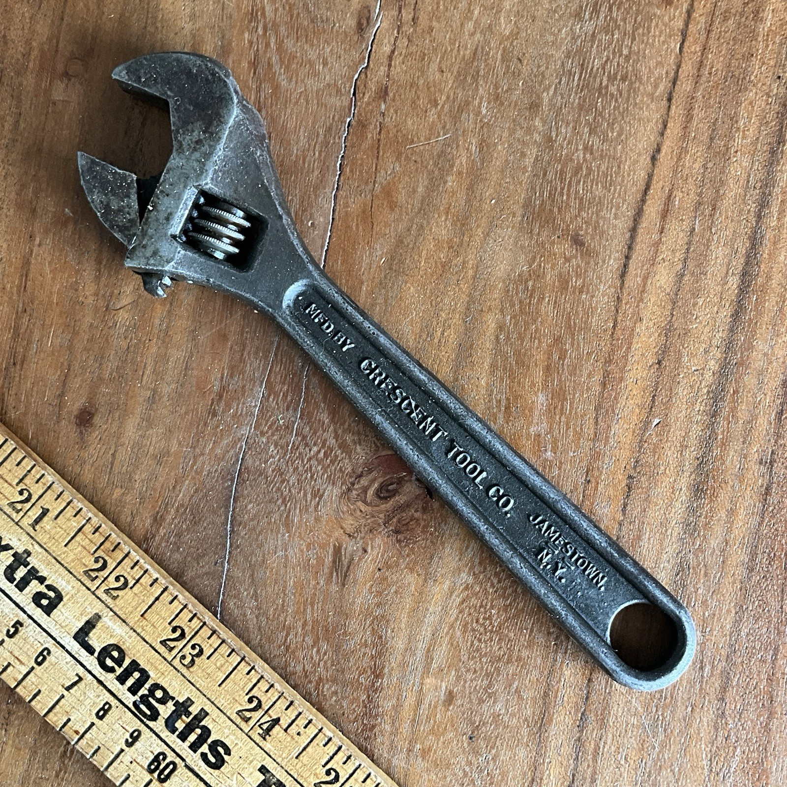 Vintage 8” Crescent Tool Co. Wrench Jamestown N.Y Drop Forged Steel