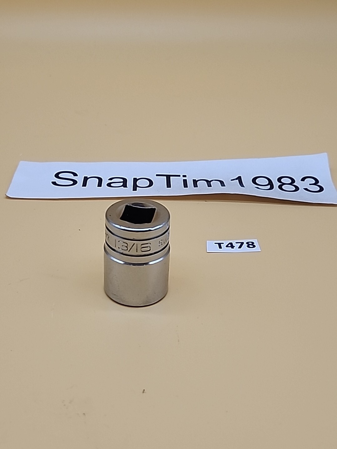 Snap-on Tools. SW261 13/16″ 12pt 1/2″ Drive Socket USA