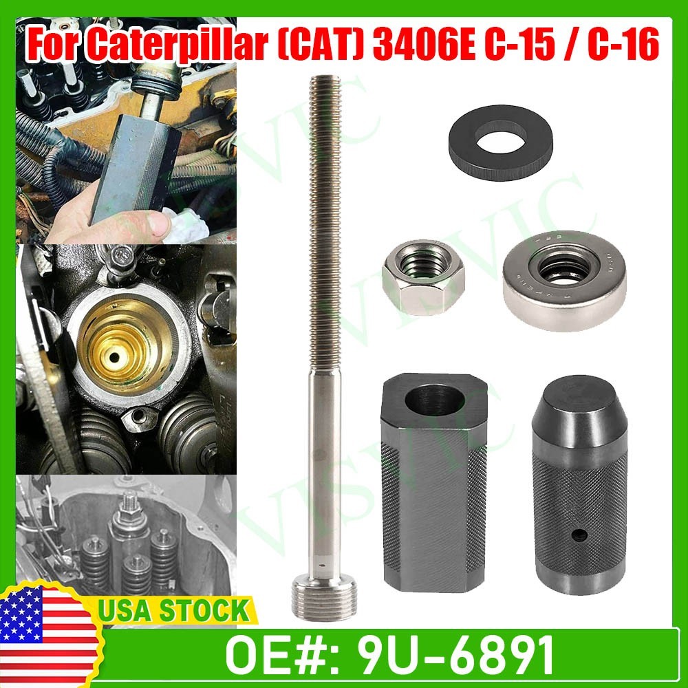 9U-6891 For CAT 3406E C10 C12 C15 C16 C-18 Injector Sleeve Remover Installer Set